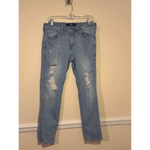Men's Hollister Light Blue Skinny Jeans Waist 31